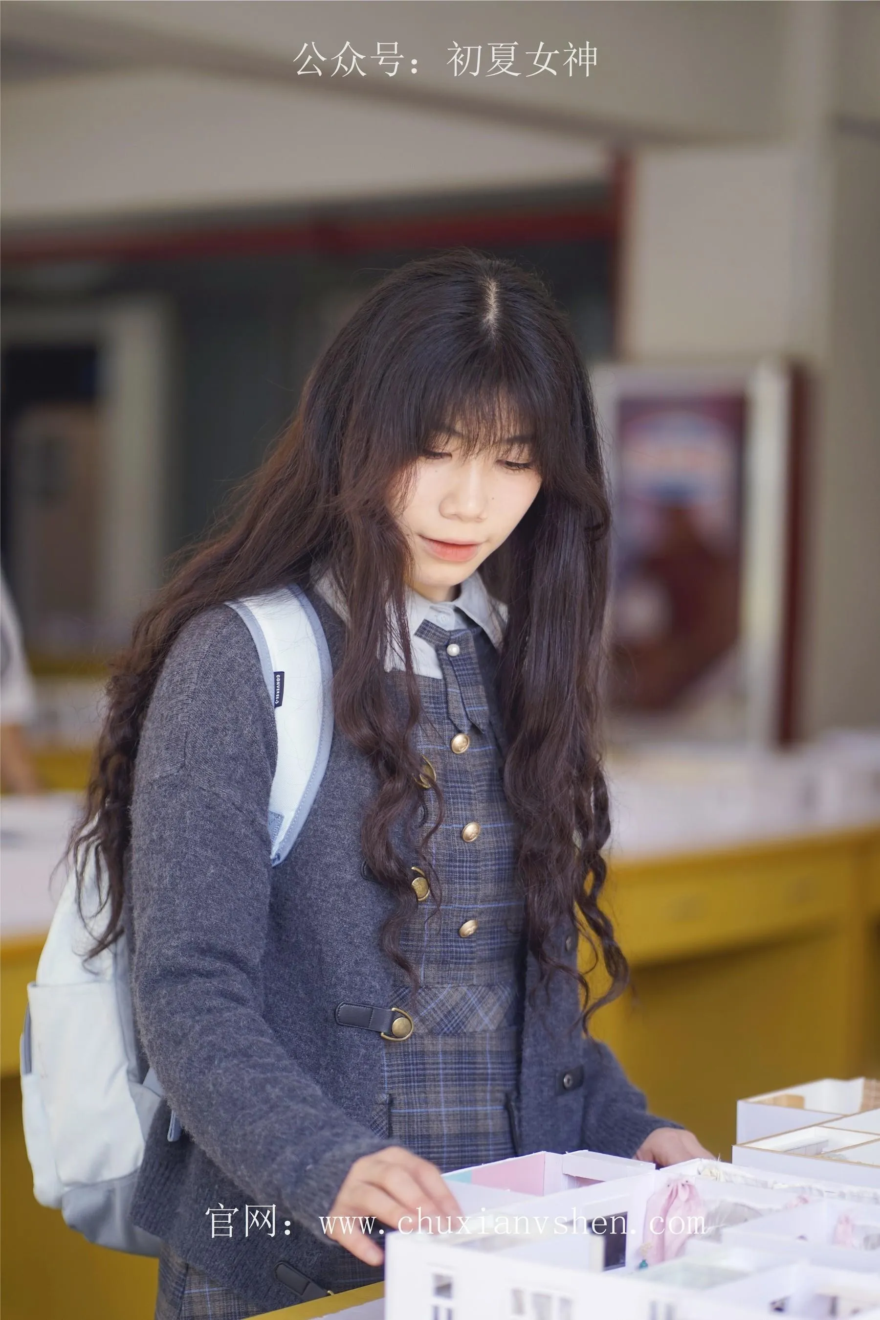 初夏女神 NO.068 欢欢 新晋学妹-校园游览 [158P]插图8